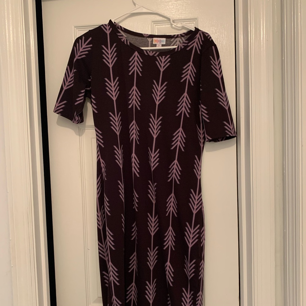 Lularoe purple straight dress